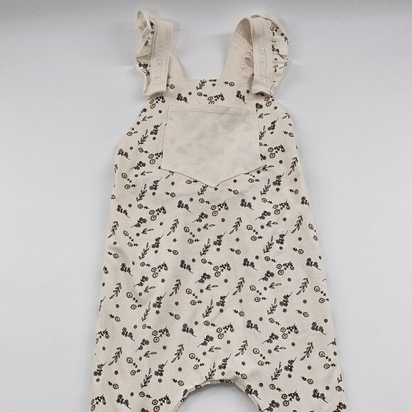 NWT Lil Lemons Floral Toddler Girls Pocket Romper Size 3T - Picture 1 of 6